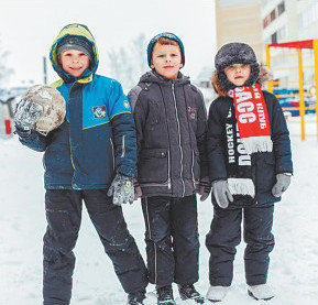 Команда Войновки по зимнему футболу