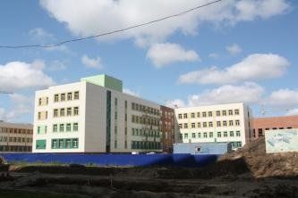 Строится новая школа на 1100 учащихся