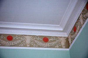 Фрагмент потолочного фриза в операционном зале &quot;Сибирского коммерческого банка&quot;