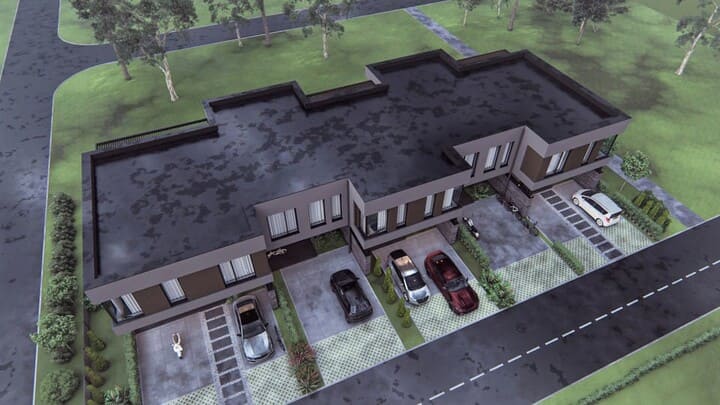 Труфаново.Таунхаусы