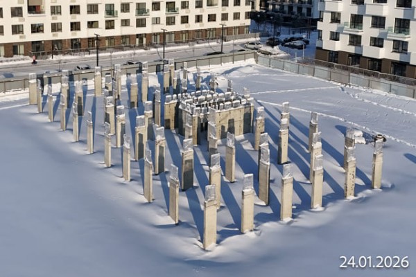 Скандиа. Квартал у озера