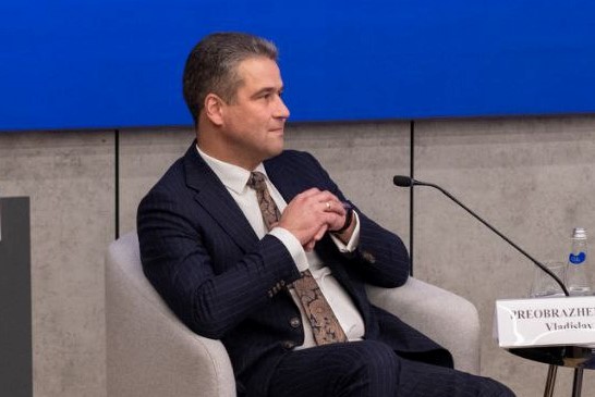 Владислав Преображенский на секции симпозиума «Создавая будущее»
