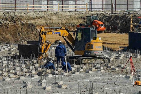 На стройплощадке ЖК по улице Проезд капитана Куликова (район Мыс)