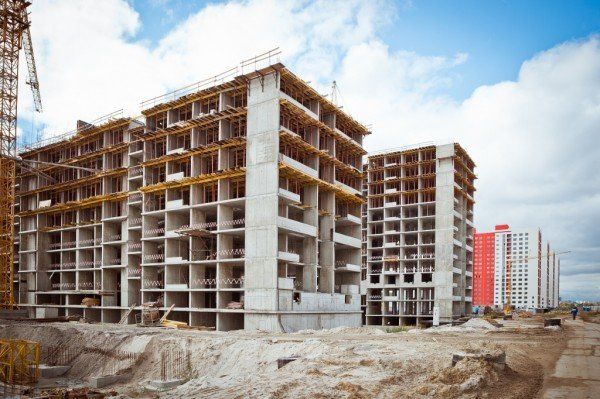 Строительство жилья в Заречном мкр Тюмени