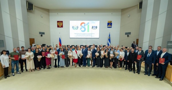 Участники церемонии награждения, Тюмень, 15.08.2025