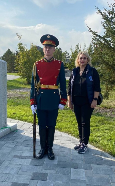 На почетной вахте - Олеся Хабарова