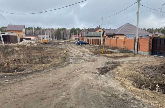 Ул. Сосновая в селе Перевалово до ремонта