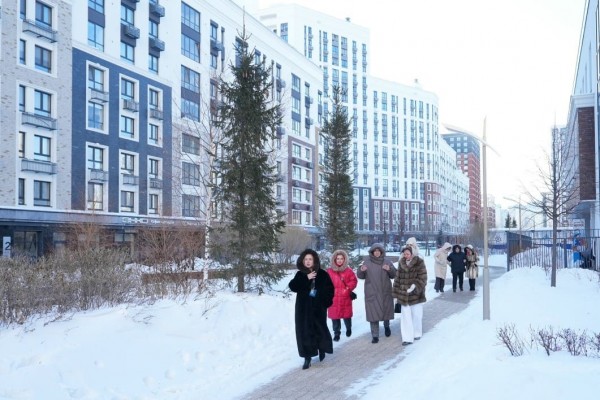 На экскурсии в ЖК «Айвазовский City»