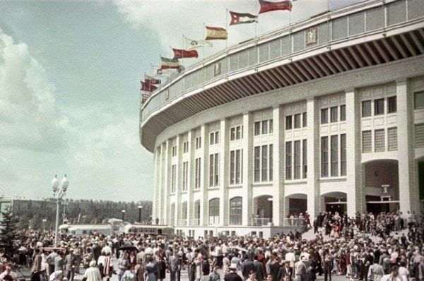 Центральный стадион имени В.И. Ленина, 1956 год