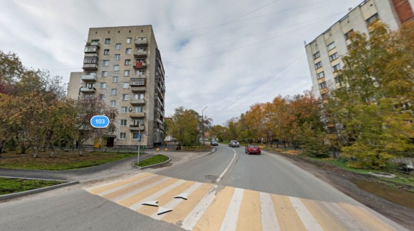 Перекрываемый участок дороги по ул. Волгоградской