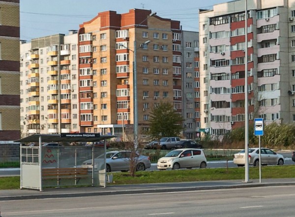 Остановка со стороны дома №20 по ул. Николая Ростовцева