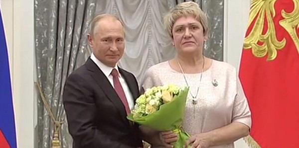 Поздравление Владимира Путина Екатерине Ходаковской