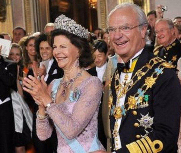 Королева Швеции Сильвия и король Карл XVI Густав