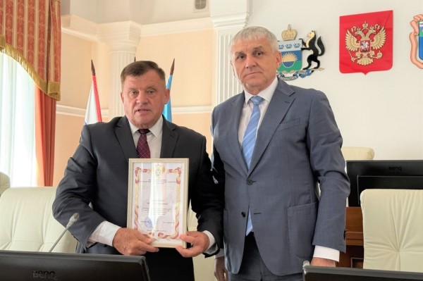 Главе Ишима Федору Шишкину вручена награда