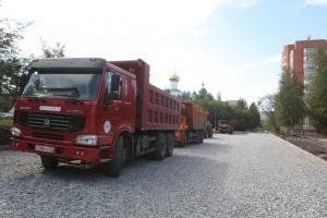 Работы по благоустройству квартального проезда