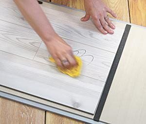 Паркет легко моется