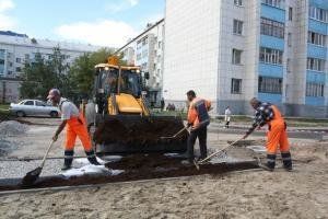 ул. Стахановцев: идет благоустройство