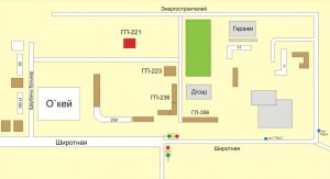 Схема расположения