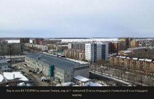 Вид из окон зимой
