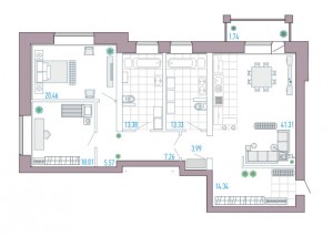 Планировка квартиры Standart