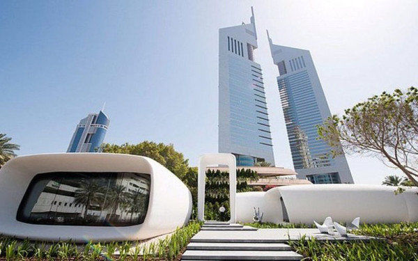 Офисное здание в Дубае, частично напечатанное на 3D-принтере