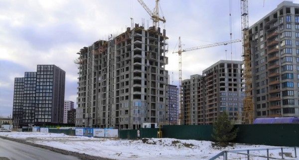 Строительство ЖК в районе Дударева