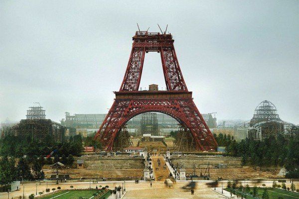 Строительство башни, 1888 г.