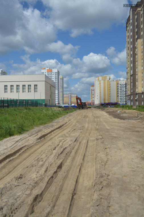 Строится дорога по ул. Зелинского