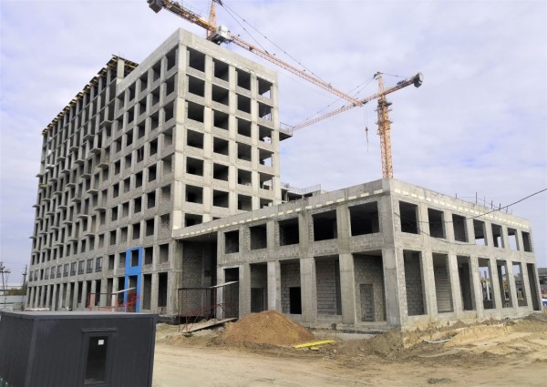 Строительство ЖК по ул. Ветеранов Труда (24 сентября 2023 года)